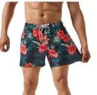 Mens Boys 80s 90s Vintage 4 Way Stretch Swim Trunks with Mesh Lining