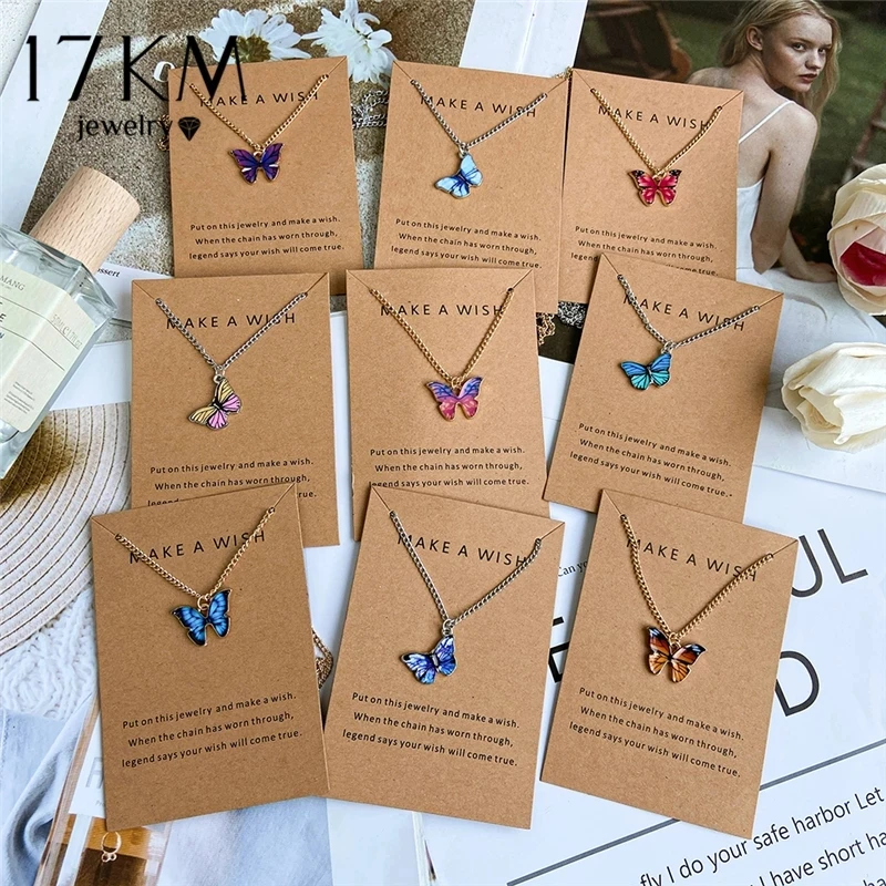 Fashion Colorful Cute Butterfly Pendant Necklace Silver Color Statement Necklace Jewelry Gift For Women, Gold, silver, steel color
Fashion Colorful Cute Butterfly Pendant Necklace Silver Color Statement Necklace Jewelry Gift For Women, Gold, silver, steel color