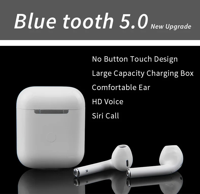2019 i27 tws mini version 5.0 bluetooth tws wireless earphone auriculares audifonos - ANKUX.COM