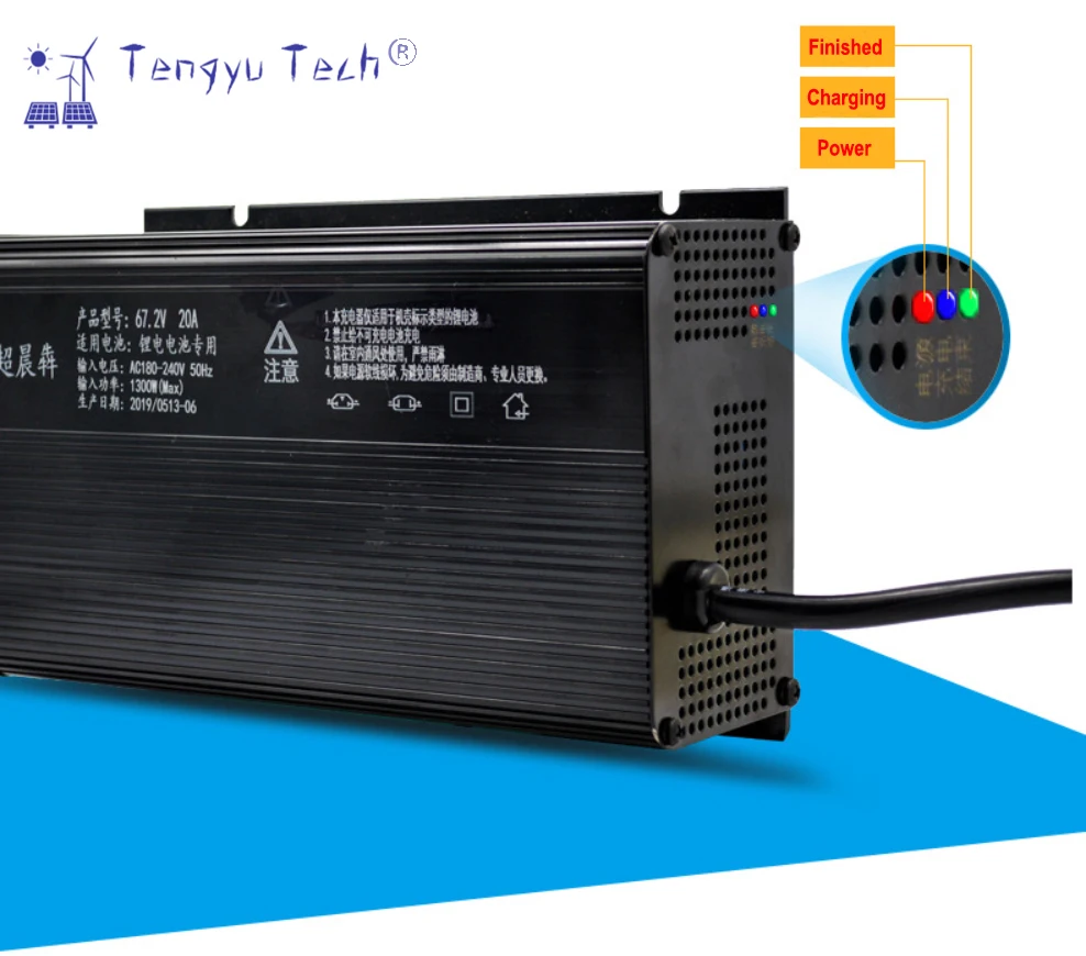 Tengyu Tech AL shell fast charge polymer lithium iron 48v10a60v15a72v20a high-power electric vehicle lithium battery charger
Tengyu Tech AL shell fast charge polymer lithium iron 48v10a60v15a72v20a high-power electric vehicle lithium battery charger