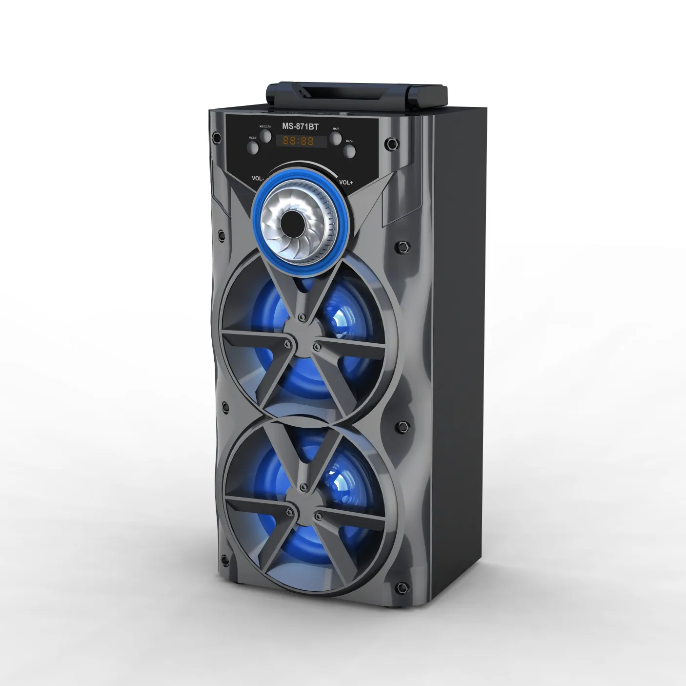Best Selling 20W 9Mm Wooden Box Mini Sound Box Speakers Remote Control Small Bluetooth Speaker - ANKUX.COM