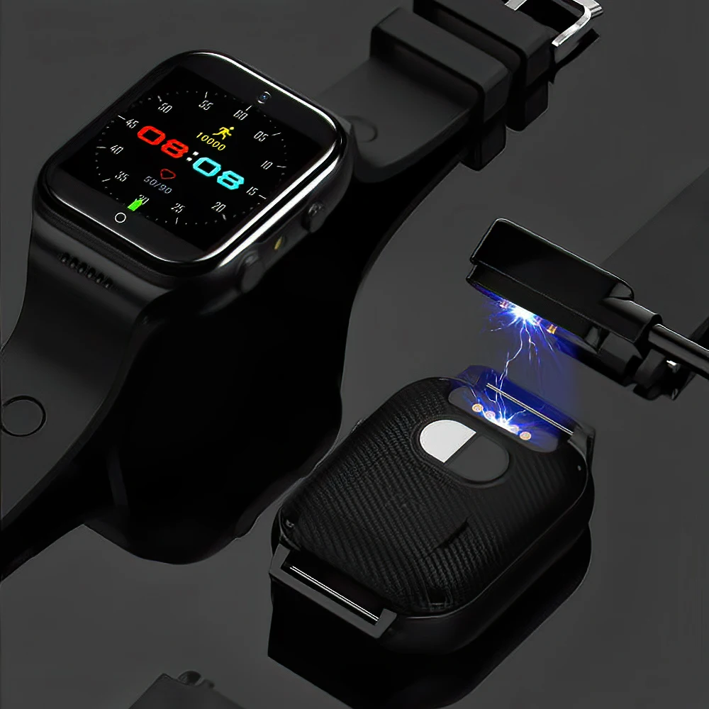 New 4G double dual camera SIM card wifi gps face recognition wireless charging heart rate monitoring Smart Watch
New 4G double dual camera SIM card wifi gps face recognition wireless charging heart rate monitoring Smart Watch