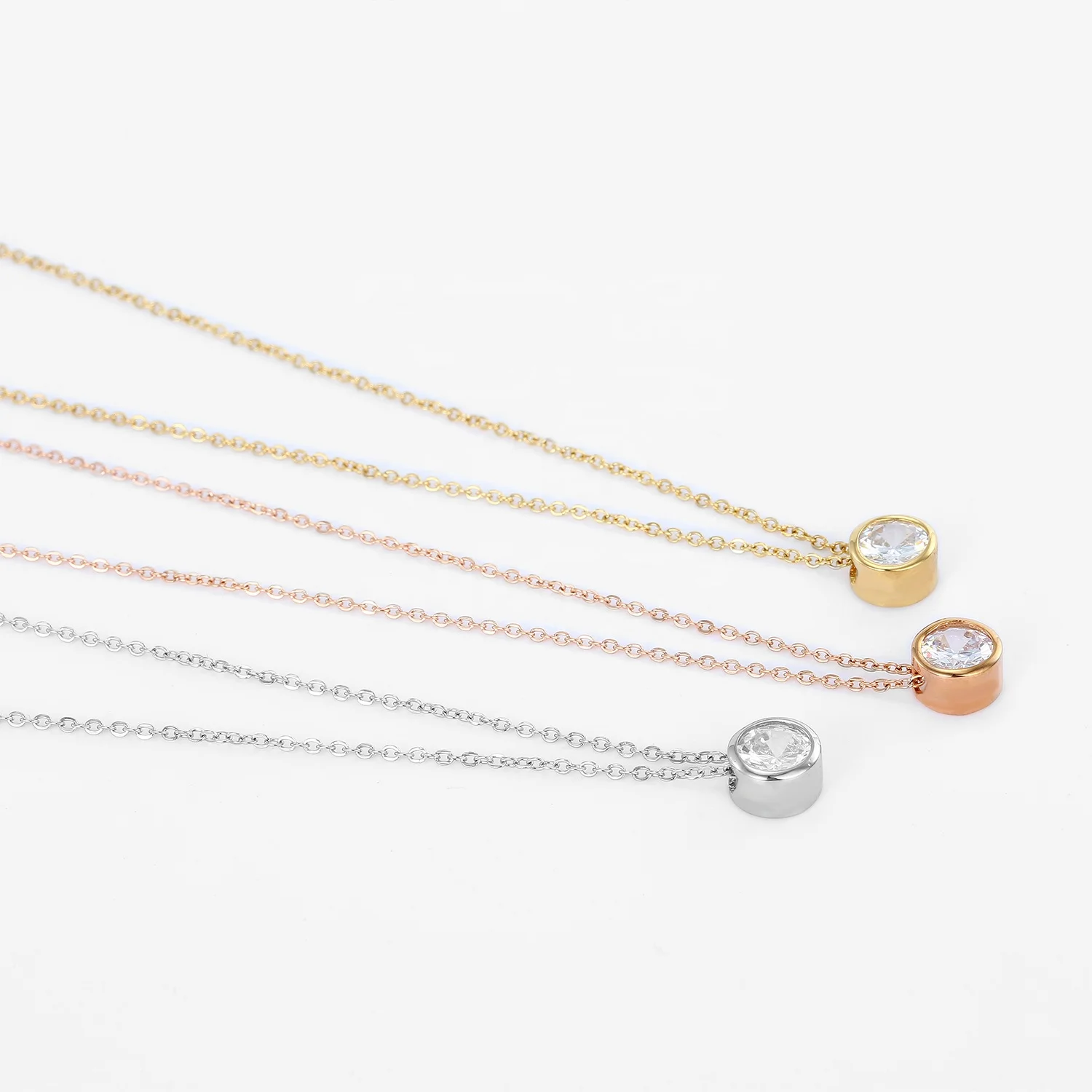 Popular Europe fashion necklaces stainless steel 316l crystal pendant link chain necklace jewelry with zircon, Silver / gold / rose gold
Popular Europe fashion necklaces stainless steel 316l crystal pendant link chain necklace jewelry with zircon, Silver / gold / rose gold