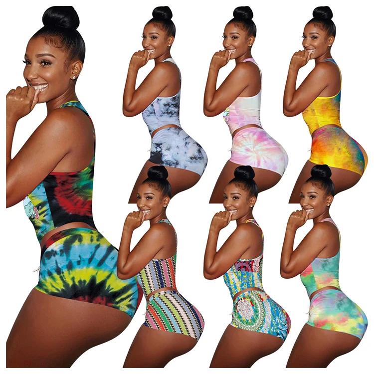 Wholesale New Fashion Design Hot Sale Sleeveless Crop Top Tracksuits Gym Fitness Shorts Sport Wear 2 Pieces Set Women Clothing, Picture color
Wholesale New Fashion Design Hot Sale Sleeveless Crop Top Tracksuits Gym Fitness Shorts Sport Wear 2 Pieces Set Women Clothing, Picture color