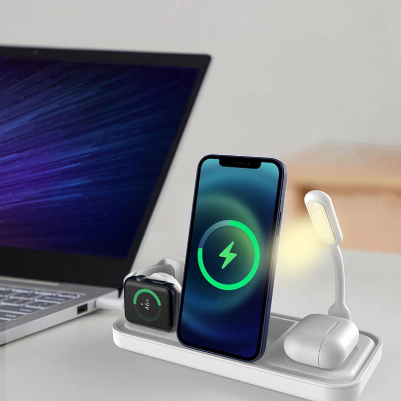 Wireless Charger OrIginal QI 3 in 1 Mobile Phone Charger Multi-funtion for iwatch Earphone, White black
Wireless Charger OrIginal QI 3 in 1 Mobile Phone Charger Multi-funtion for iwatch Earphone, White black