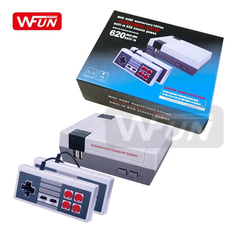 Factory Quality Mini Retro 620 Games US&EU Plug TV Video Gaming Console with Two Player, White+red
Factory Quality Mini Retro 620 Games US&EU Plug TV Video Gaming Console with Two Player, White+red