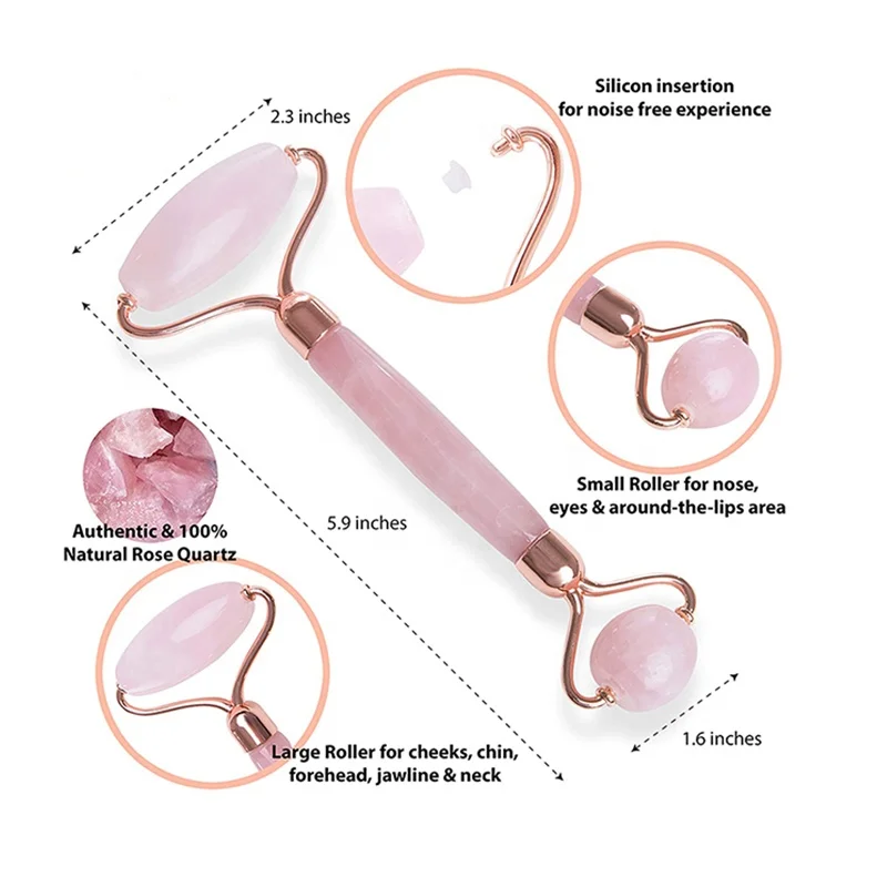 SFM Brand New Arrival Rose Quartz Face Roller Natural Jade Roller Rose Quartz Facial Massager Gemstone Pink Jade Roller
SFM Brand New Arrival Rose Quartz Face Roller Natural Jade Roller Rose Quartz Facial Massager Gemstone Pink Jade Roller