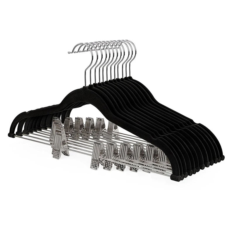 Kainice Home Premium clothing rack Velvet Hangers Black Non Slip Hangers for Coat Pant Hangers
Kainice Home Premium clothing rack Velvet Hangers Black Non Slip Hangers for Coat Pant Hangers