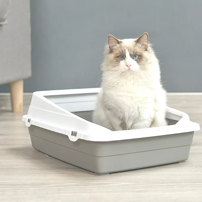 Pet Clean Up Products Cat Litter Tray Toilet Cat Litter Box Cat Sand Box, Blue,pink,grey
Pet Clean Up Products Cat Litter Tray Toilet Cat Litter Box Cat Sand Box, Blue,pink,grey