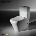 China Manufactured Ceramic wc Toilet White Sanitary Ware Bathroom Sets Elegant Toilets Washdown One Piece Toilet