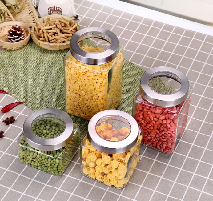 Glass bottle sealed jar transparent food fermentation bottle 
Glass bottle sealed jar transparent food fermentation bottle
