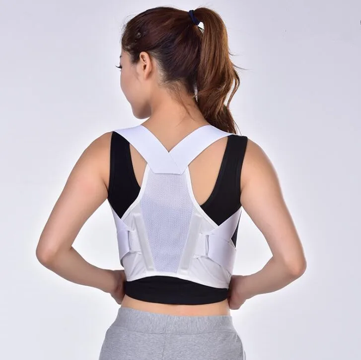 2021 New products Adjustable shoulder posture corrector back brace in back support, White
2021 New products Adjustable shoulder posture corrector back brace in back support, White