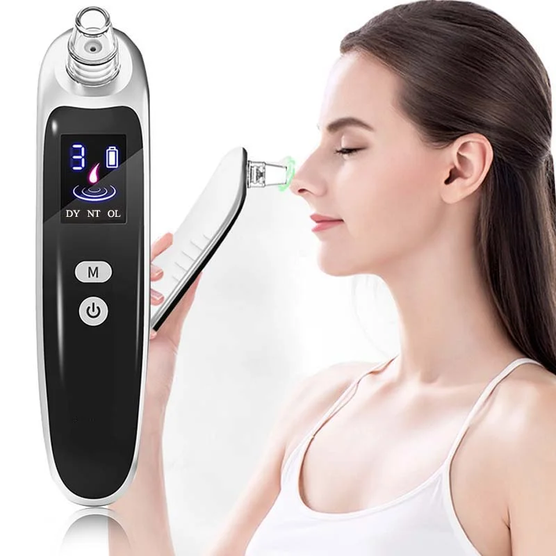 

2020 New Electric Blackhead Suction Facial Pores Cleansing Device Vacuum Acne Blackhead Remover