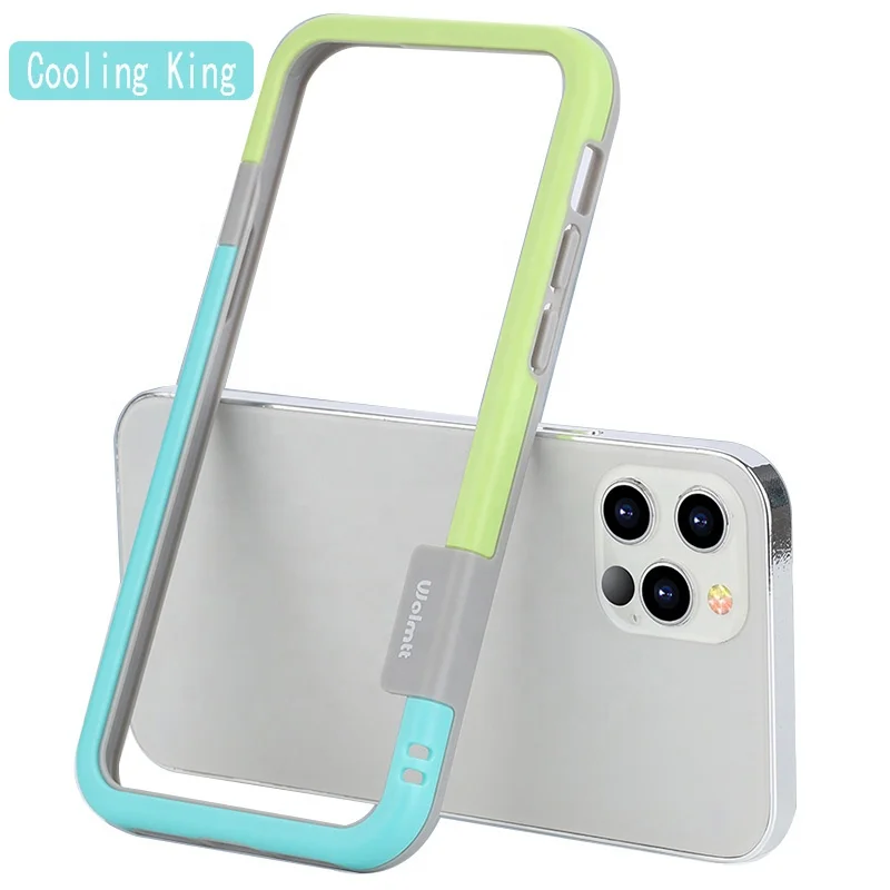 Cooling King phone case Silicone Bumper Frame Case Unique Mobile Phone Accessories For iPhone 12 pro max, Candy color
Cooling King phone case Silicone Bumper Frame Case Unique Mobile Phone Accessories For iPhone 12 pro max, Candy color