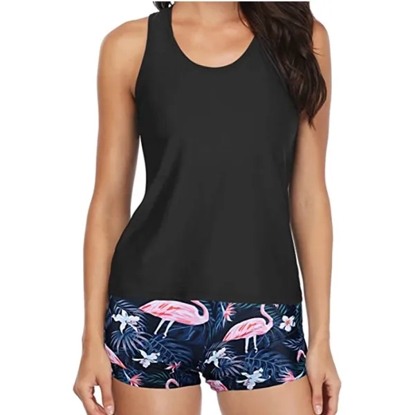 Happy Wind 8 High Quality Blouson Striped Strappy T-Back Push up Tankini Top with Shorts, customize two piece swimsuit set/
Happy Wind 8 High Quality Blouson Striped Strappy T-Back Push up Tankini Top with Shorts, customize two piece swimsuit set/