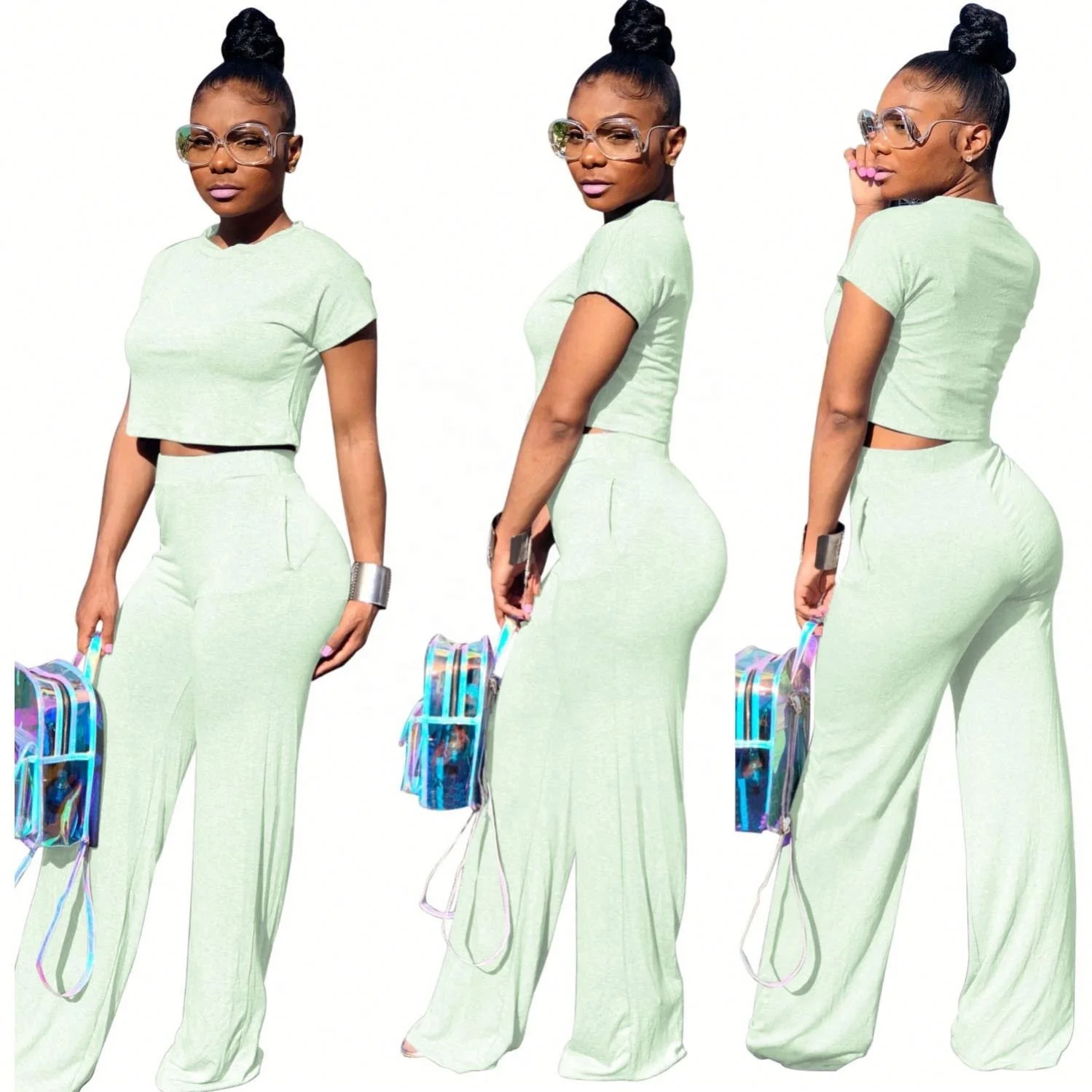 Fashion Women Casual Blank Tracksuits Outfits 2 Piece Long Jogger Set in Stock
Fashion Women Casual Blank Tracksuits Outfits 2 Piece Long Jogger Set in Stock
