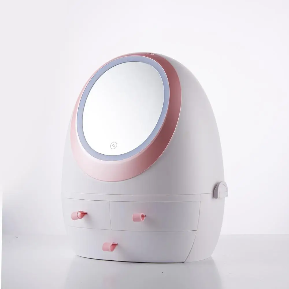 Makeup Organizer with LED Mirror Dust-proof Detachable Cosmetic storage with Drawers
Makeup Organizer with LED Mirror Dust-proof Detachable Cosmetic storage with Drawers