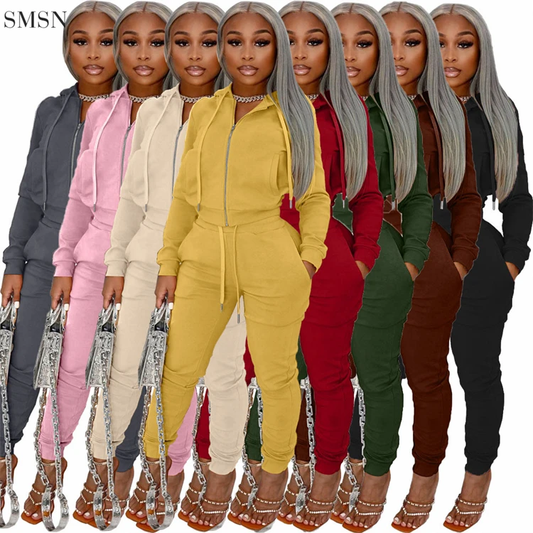 Best Design Solid Color Zippers Drawstring Casual Two Piece Hoodie Set Gym Set Coats Jackets fall Clothing Two Piece Pant Set
Best Design Solid Color Zippers Drawstring Casual Two Piece Hoodie Set Gym Set Coats Jackets fall Clothing Two Piece Pant Set