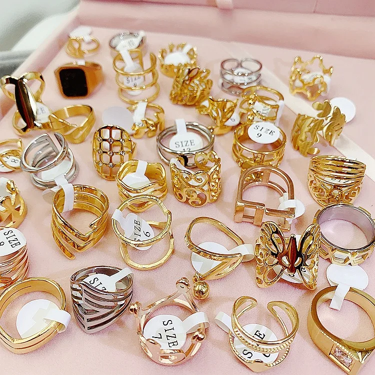 PUSHI mix ring for teen girls lotes de accesorios mujerlotes stainless steel rings man gold rings for women
PUSHI mix ring for teen girls lotes de accesorios mujerlotes stainless steel rings man gold rings for women