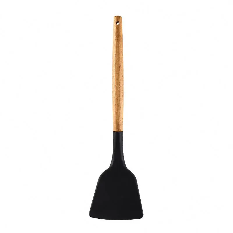 Wooden Handle Easy Clean Silicone Kitchen Tools Accessories Kitchenware Cooking Utensils
Wooden Handle Easy Clean Silicone Kitchen Tools Accessories Kitchenware Cooking Utensils