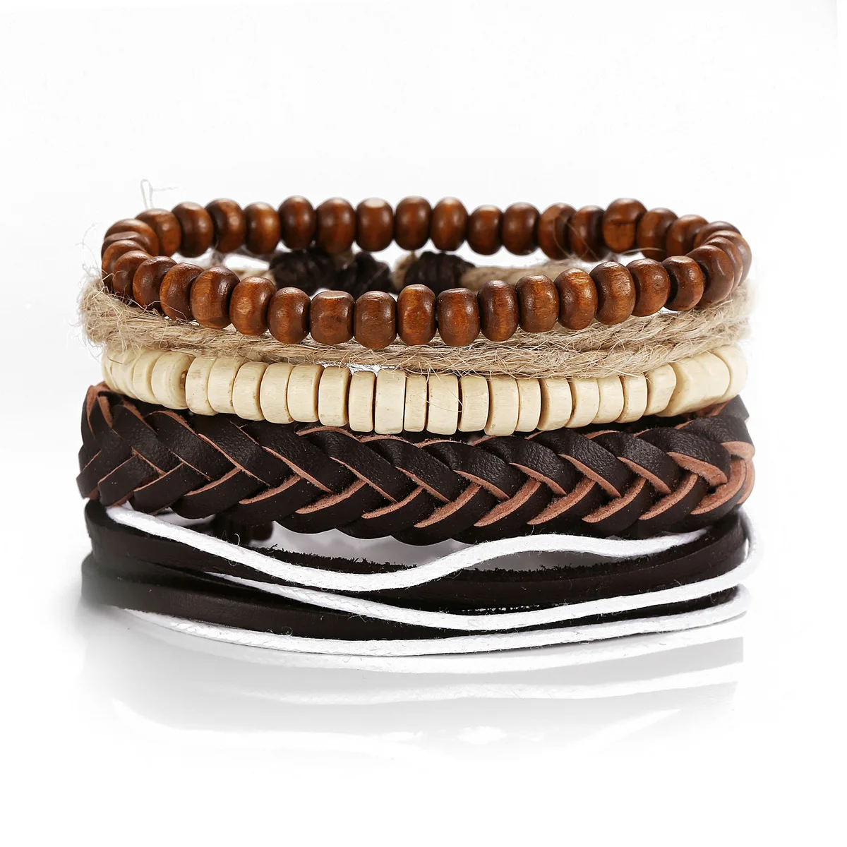 2020 New Arm Jewelry Multilayer Chain Bracelets Leather Bangle Women Men Fashion Adjustable Beads Wrap Bracelet, As picture
2020 New Arm Jewelry Multilayer Chain Bracelets Leather Bangle Women Men Fashion Adjustable Beads Wrap Bracelet, As picture