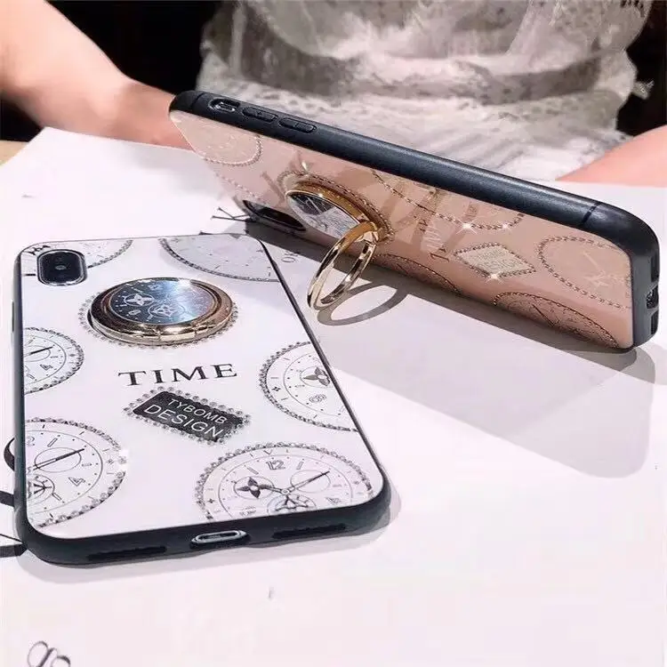 New Fashion diamond watch ring phone case for iPhone XR XSmax 8plus bling crystal phone case back cover, 2 colors
New Fashion diamond watch ring phone case for iPhone XR XSmax 8plus bling crystal phone case back cover, 2 colors