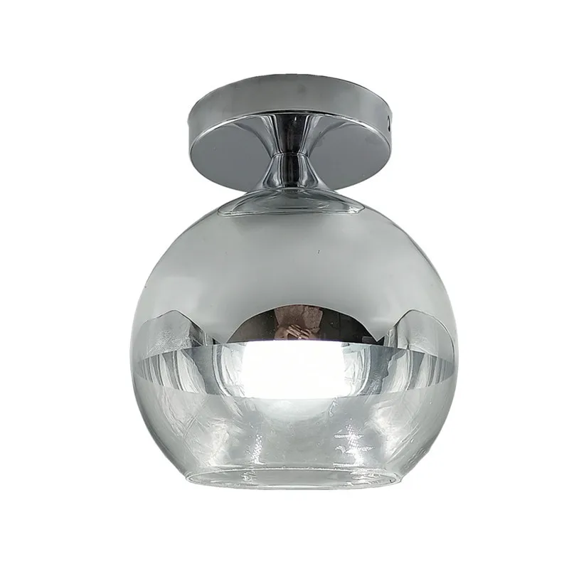 Modern simple bedroom corridor balcony kitchen creative decorative lights Nordic electroplated glass ball ceiling lamp
Modern simple bedroom corridor balcony kitchen creative decorative lights Nordic electroplated glass ball ceiling lamp
