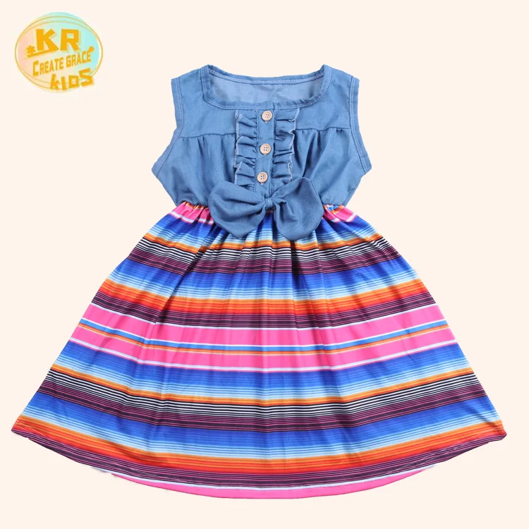 Fashion Child Clothing Rainbow Pattern Girls Frocks Party Dress With Bow Kids Dresses For Girls
Fashion Child Clothing Rainbow Pattern Girls Frocks Party Dress With Bow Kids Dresses For Girls