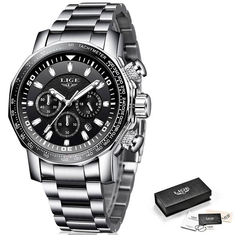 2021 Lige 9871 Reloj Masculino Full Steel Mens Quartz Military Waterproof Clock Luxury Wrist Watches for Men
2021 Lige 9871 Reloj Masculino Full Steel Mens Quartz Military Waterproof Clock Luxury Wrist Watches for Men