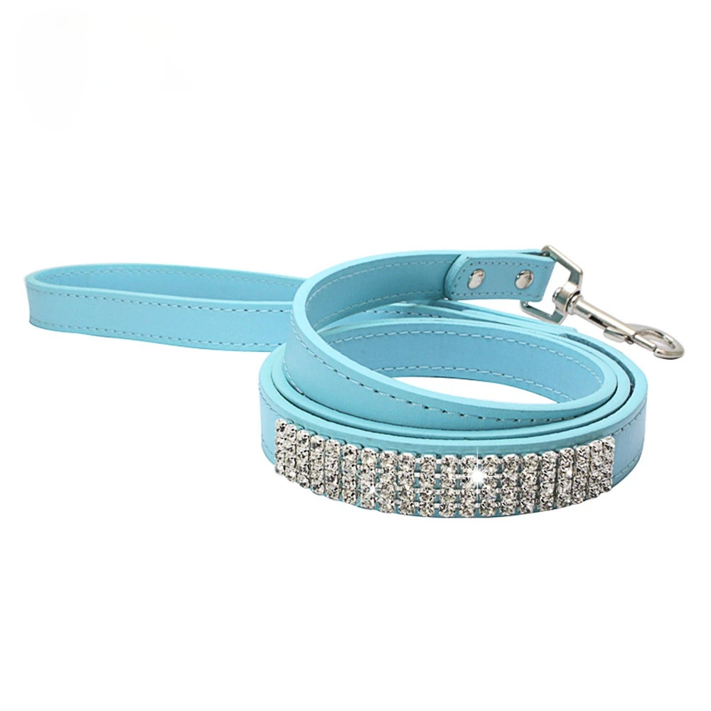 Amazon hot sale Shiny rhinestone pet hand holding rope luxury chain drill dog leash rhinestones PU leather dog running leash
Amazon hot sale Shiny rhinestone pet hand holding rope luxury chain drill dog leash rhinestones PU leather dog running leash