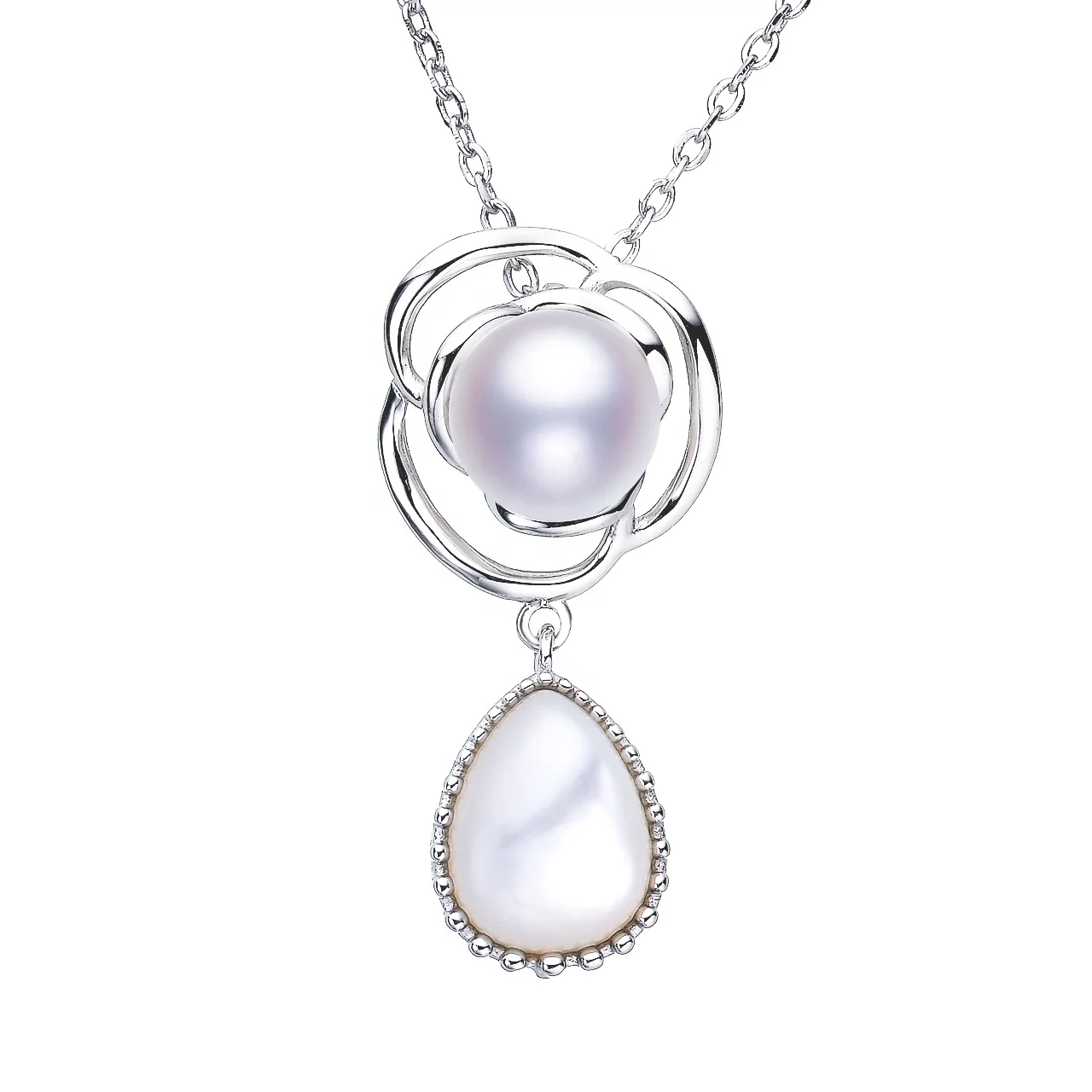 Flower-shaped Main Accessory Inlaid With Large Beautiful Freshwater Pearls A Drop-shaped Accessory Particularl Beautiful, White
Flower-shaped Main Accessory Inlaid With Large Beautiful Freshwater Pearls A Drop-shaped Accessory Particularl Beautiful, White