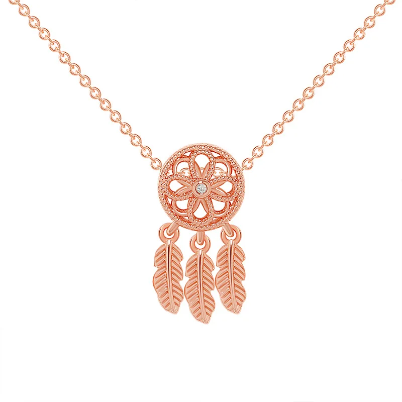 Three Leaf Short Pendant Clavicle Chain Rose Gold O-chain Bohemian Ethnic Simple Dream Catcher Necklace
Three Leaf Short Pendant Clavicle Chain Rose Gold O-chain Bohemian Ethnic Simple Dream Catcher Necklace