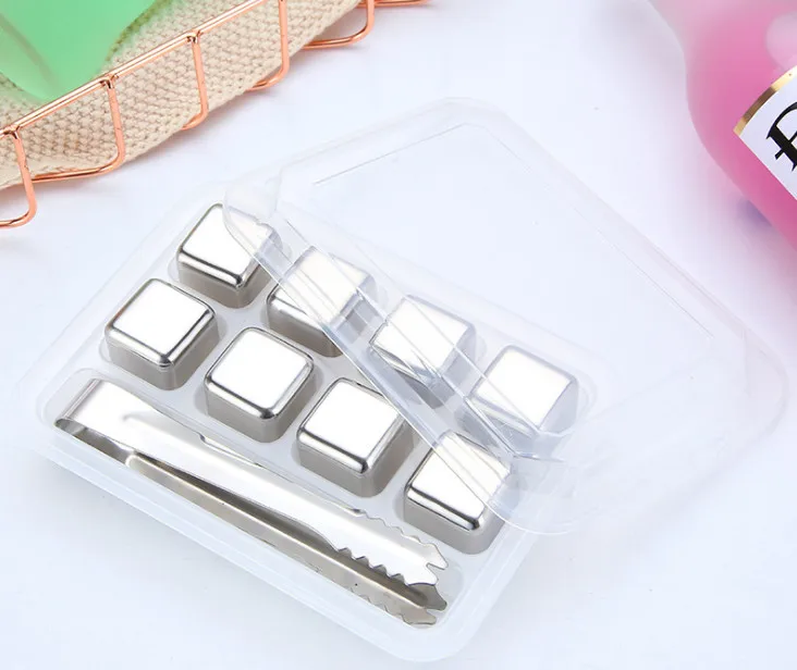 Bar Accessories Customized Logo Food Grade Cooling Wine Stainless Steel Ice Stone, Silver
Bar Accessories Customized Logo Food Grade Cooling Wine Stainless Steel Ice Stone, Silver