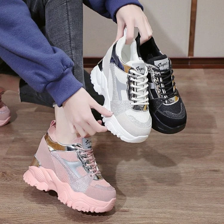 2021 Korean Women's Increase Shoes Outdoor All-match Vulcanized Shoes Spring New Womens Fashion Sneakers Casual Running Shoes, Black,white,pink
2021 Korean Women's Increase Shoes Outdoor All-match Vulcanized Shoes Spring New Womens Fashion Sneakers Casual Running Shoes, Black,white,pink