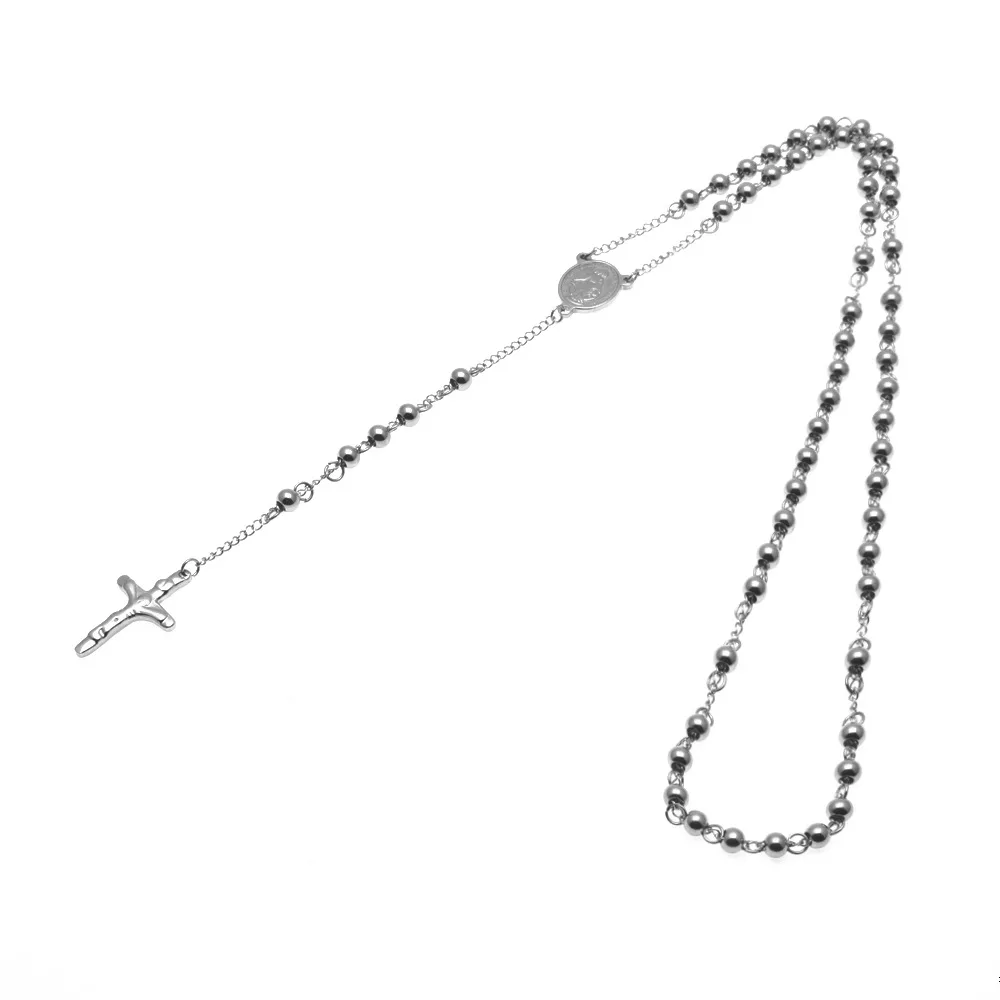 Fashion Popular Gift 6mm Beads Stainless Steel Gold Plated Christianity Jewelry Rosary Necklace, Silver,gold
Fashion Popular Gift 6mm Beads Stainless Steel Gold Plated Christianity Jewelry Rosary Necklace, Silver,gold
