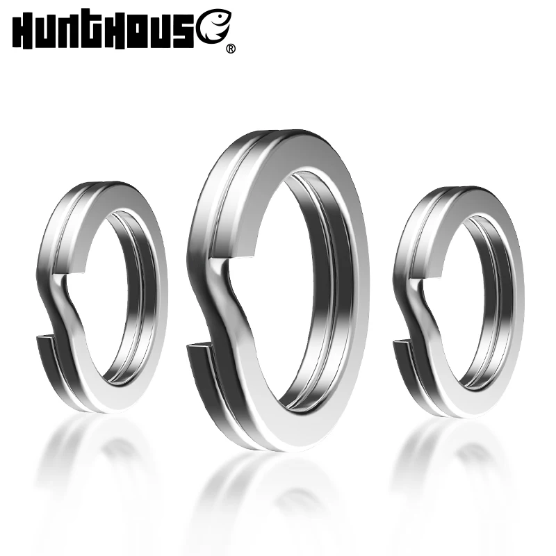 Hunthouse Fishing Tackle 30PCS/bag 3mm-8mm Round shape Stainless steel fishing split rings
Hunthouse Fishing Tackle 30PCS/bag 3mm-8mm Round shape Stainless steel fishing split rings