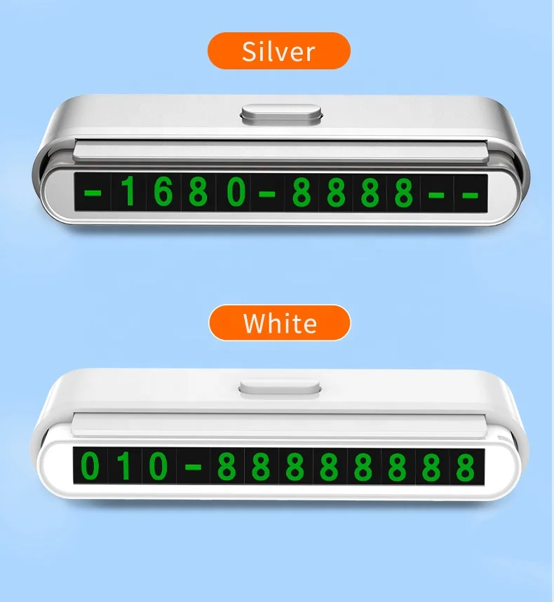 Wholesale Car Accessories One Press Then Hidden ABS Cute Space Saving Parking Number Plate for car 
Wholesale Car Accessories One Press Then Hidden ABS Cute Space Saving Parking Number Plate for car
