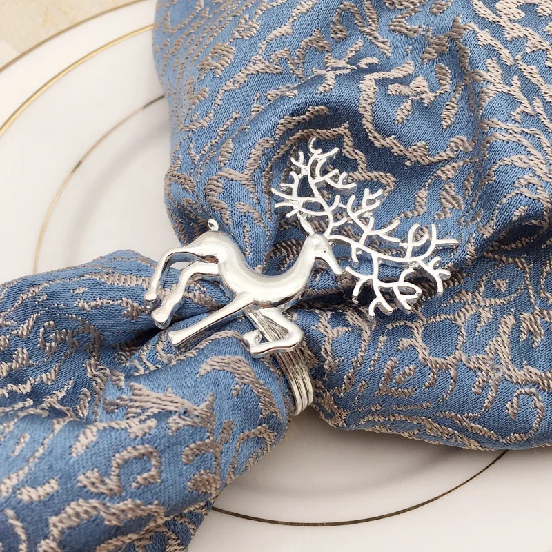 Metal Napkin Circle Gold/Silver Color Alloy Christmas Deer Napkin Ring Hotel Wedding Table Decoration HWC07
Metal Napkin Circle Gold/Silver Color Alloy Christmas Deer Napkin Ring Hotel Wedding Table Decoration HWC07