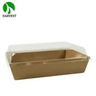 Eco Friendly Storage Fast Food Packaging Kraft Paper Box Folding Box