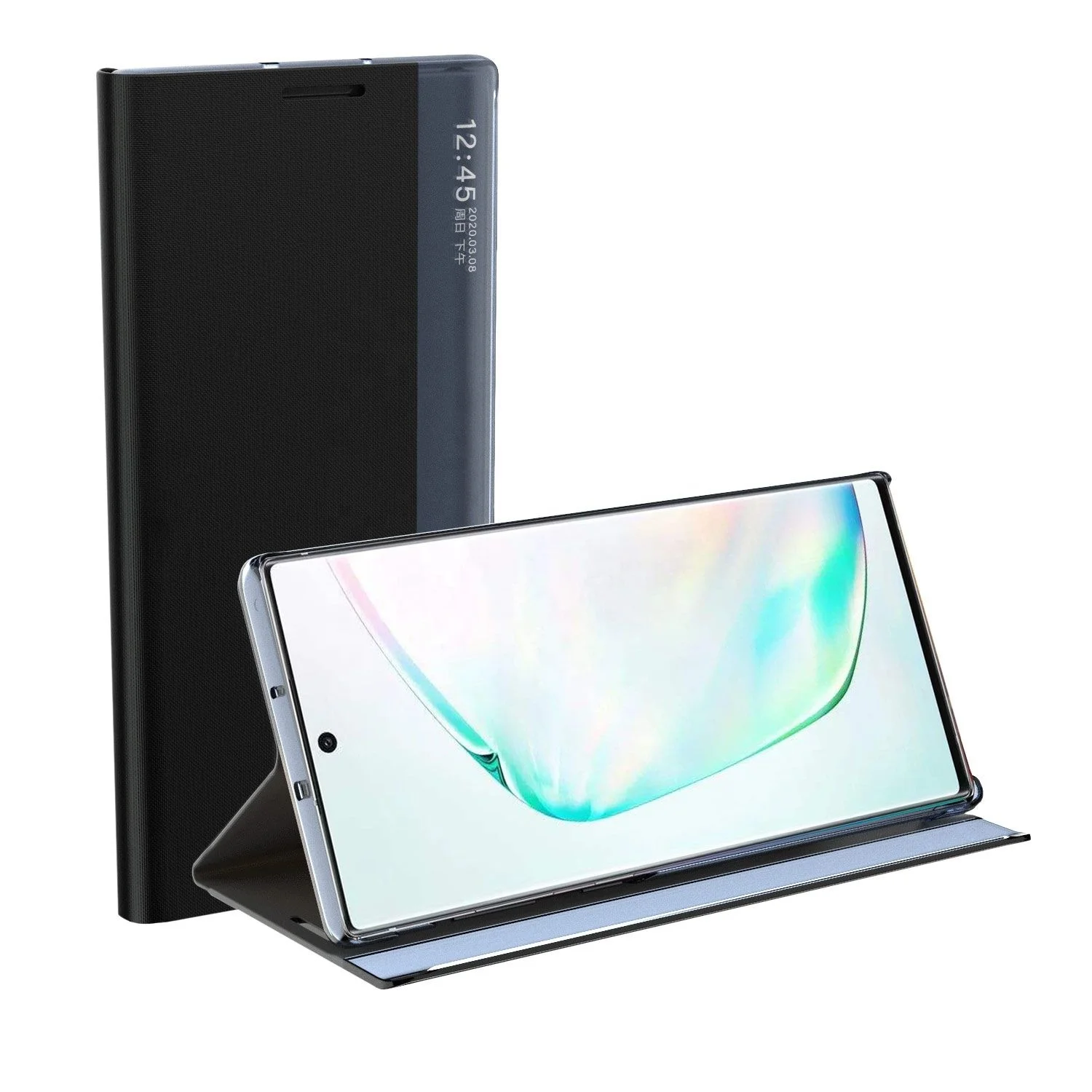 Smart Touch Stand Design PU Leather Hard PC Mobile Phone Flip Cover Case, Multi-color, can be customized
Smart Touch Stand Design PU Leather Hard PC Mobile Phone Flip Cover Case, Multi-color, can be customized