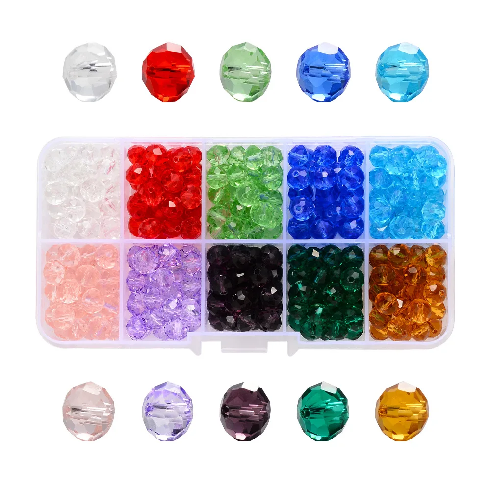 2021 Hot Selling Loose Beads Bracelet Set Toys Creative 10 Grid Glass Beaded Material Necklace Beads For Jewelry Making, 10 colors
2021 Hot Selling Loose Beads Bracelet Set Toys Creative 10 Grid Glass Beaded Material Necklace Beads For Jewelry Making, 10 colors