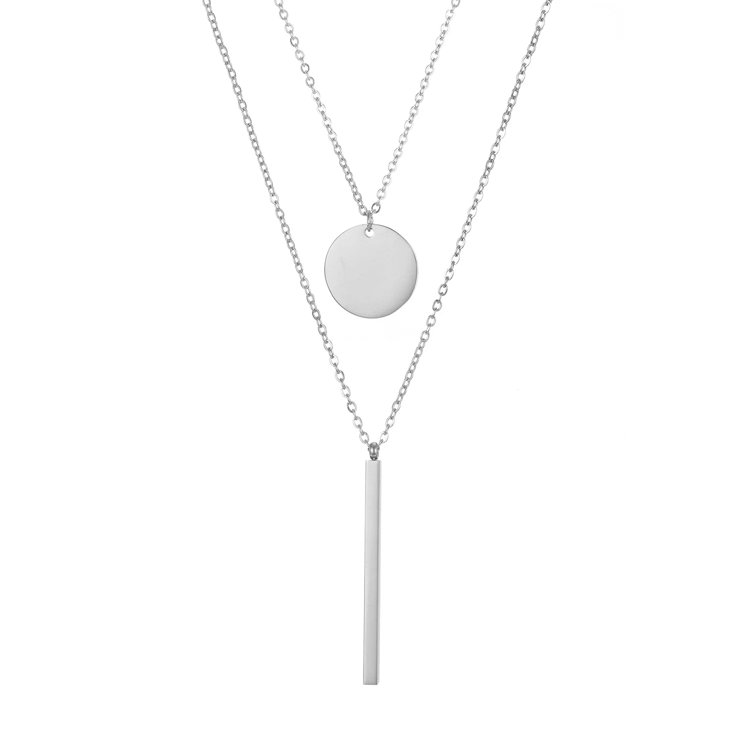Wholesale Boho Jewelry Set Gold Plated Personalized Engraved Charm Pendant Y shape Double Layered Necklace For Women, Silver/gold color/rose gold color
Wholesale Boho Jewelry Set Gold Plated Personalized Engraved Charm Pendant Y shape Double Layered Necklace For Women, Silver/gold color/rose gold color