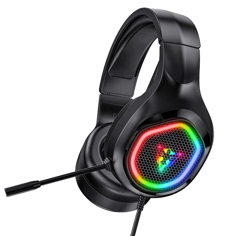 Wholesale USB Plug Stereo Sound Virtual Led Light Wired Gaming Headphone Headsets with Mic for playing games music enjoy Gaming
Wholesale USB Plug Stereo Sound Virtual Led Light Wired Gaming Headphone Headsets with Mic for playing games music enjoy Gaming