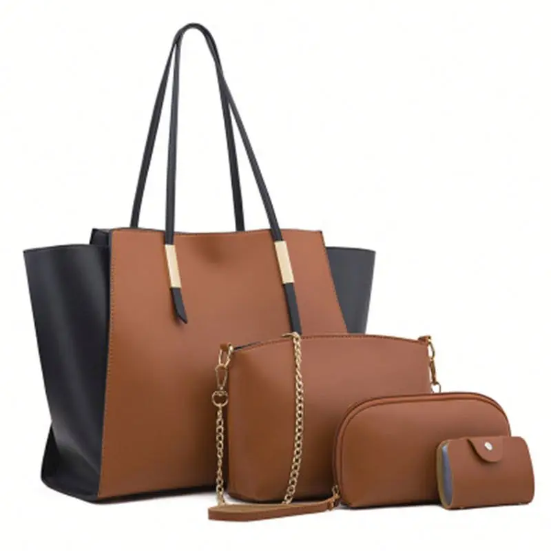 Wholesale Fashion Design Office Favor Bags Casual Tote Pu Ladies Handbag Set Of 4 Women Leather Handbags
Wholesale Fashion Design Office Favor Bags Casual Tote Pu Ladies Handbag Set Of 4 Women Leather Handbags
