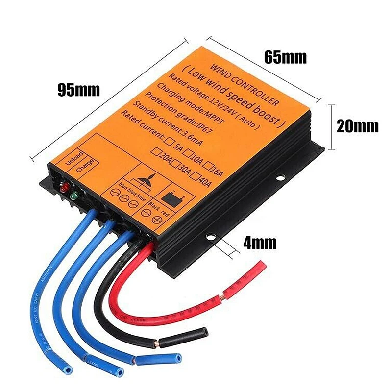 100-1000W High Quality MPPT Wind Charge Controller 12v/24v AUTO Low Wind Speed Boost High Heat Dissipation Design
100-1000W High Quality MPPT Wind Charge Controller 12v/24v AUTO Low Wind Speed Boost High Heat Dissipation Design