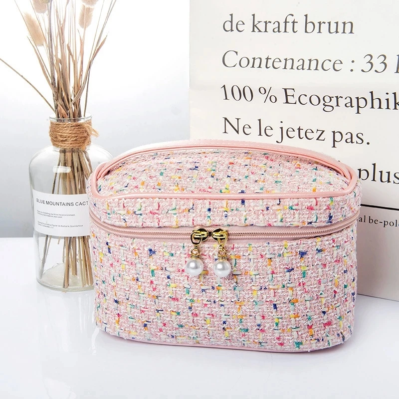 Best Selling Pink Velvet Soft Travel Large Capacity Cute Make up Zipper Cosmetic Bag Organizer, Can be customized
Best Selling Pink Velvet Soft Travel Large Capacity Cute Make up Zipper Cosmetic Bag Organizer, Can be customized