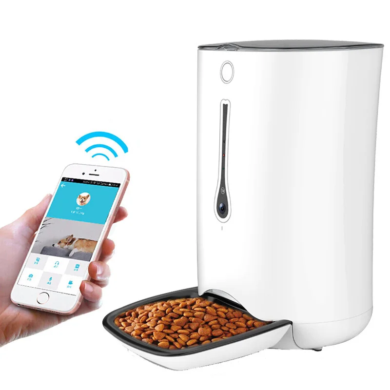 Popular Selling Pet Dog Food Feeders Bowls Intelligent Automatic Feeders Dispenser White Color with APP Remote Control
Popular Selling Pet Dog Food Feeders Bowls Intelligent Automatic Feeders Dispenser White Color with APP Remote Control