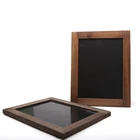 Blackboard Chalkboard With Wooden Frame Non-porous Erasable Blackboard Chalk Markers