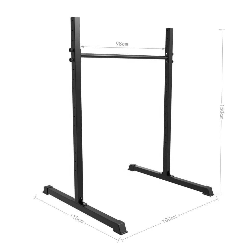 Wellshow Sport Home Gym Fitness Adjustable Height Pull Up Horizontal Bar Stand Equipment, Black
Wellshow Sport Home Gym Fitness Adjustable Height Pull Up Horizontal Bar Stand Equipment, Black