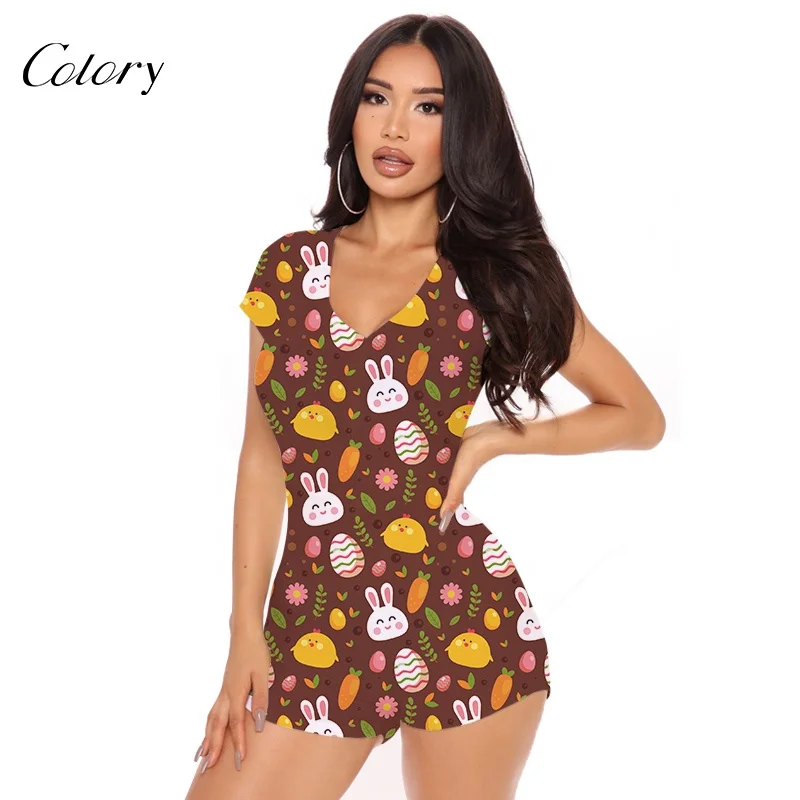 Colory Onesie Pajamas For Adult Shorts Bodycon Sleepwear Women's Sleepwear Plus Size, Customized color
Colory Onesie Pajamas For Adult Shorts Bodycon Sleepwear Women's Sleepwear Plus Size, Customized color